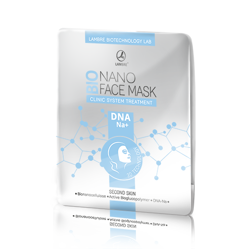 Бионаноцеллюлозная маска для лица с активатором, содержащим DNA-Na