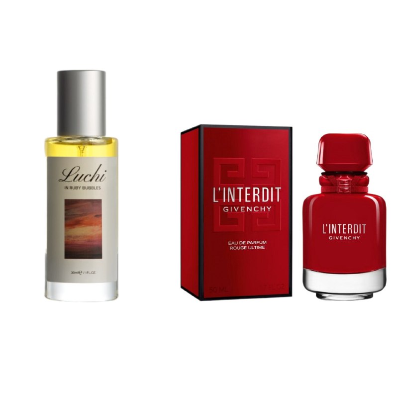 Luchi in Ruby Bubbles созвучен L’INTERDIT ROUGE Givenchy — изображение 2