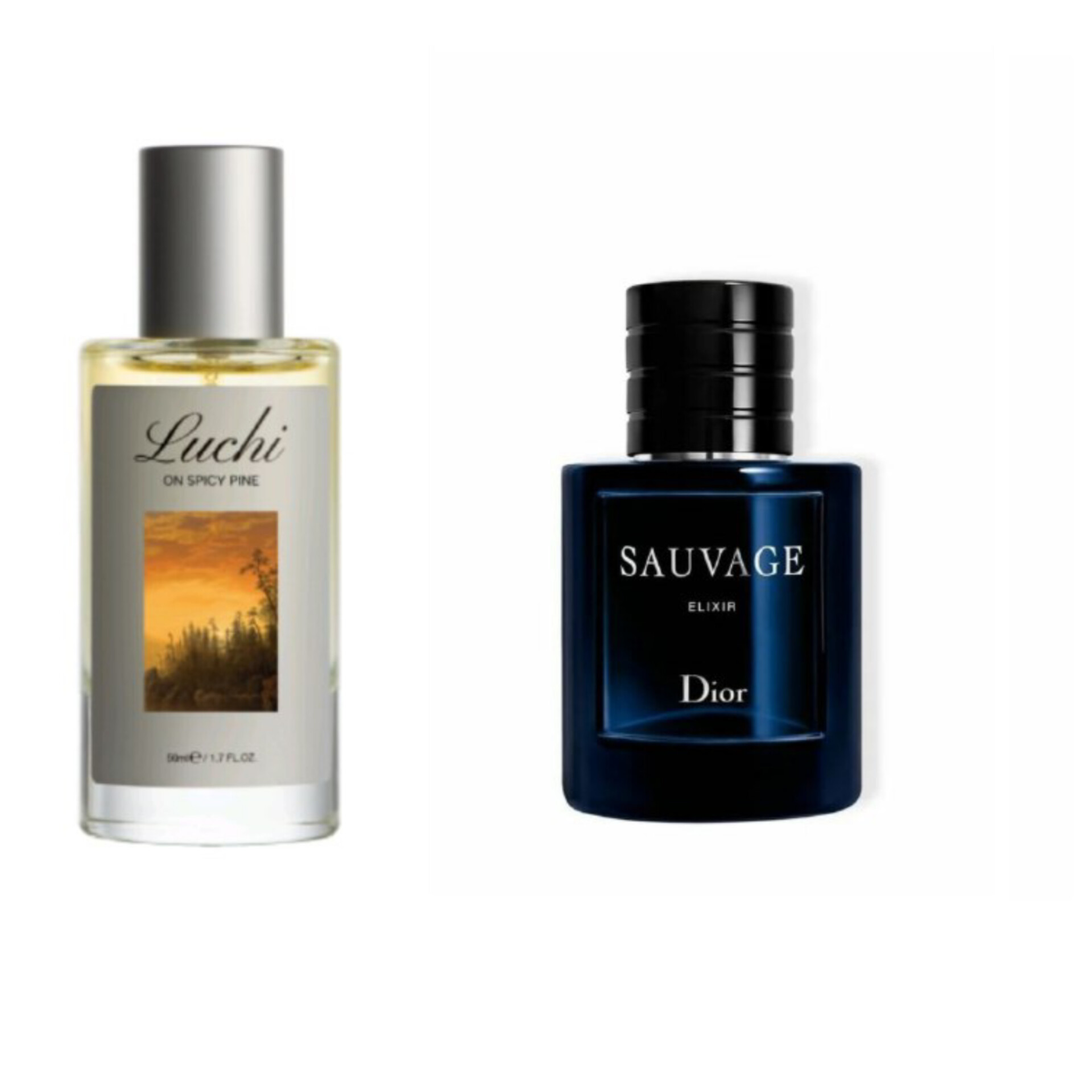 Luchi on Spicy Pine созвучен Sauvage Elixir Dior — изображение 2